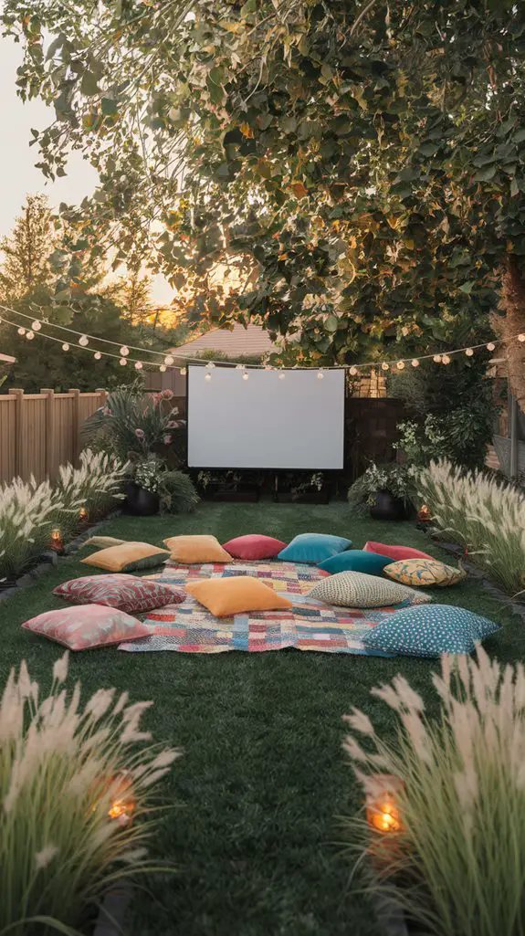 backyard theater setup tips