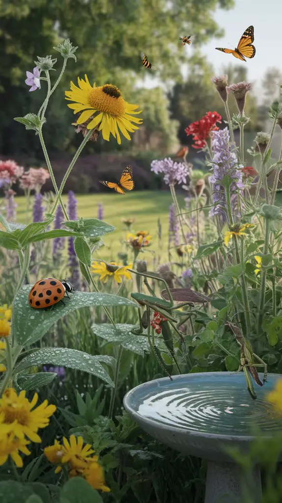 beneficial insect habitat creation