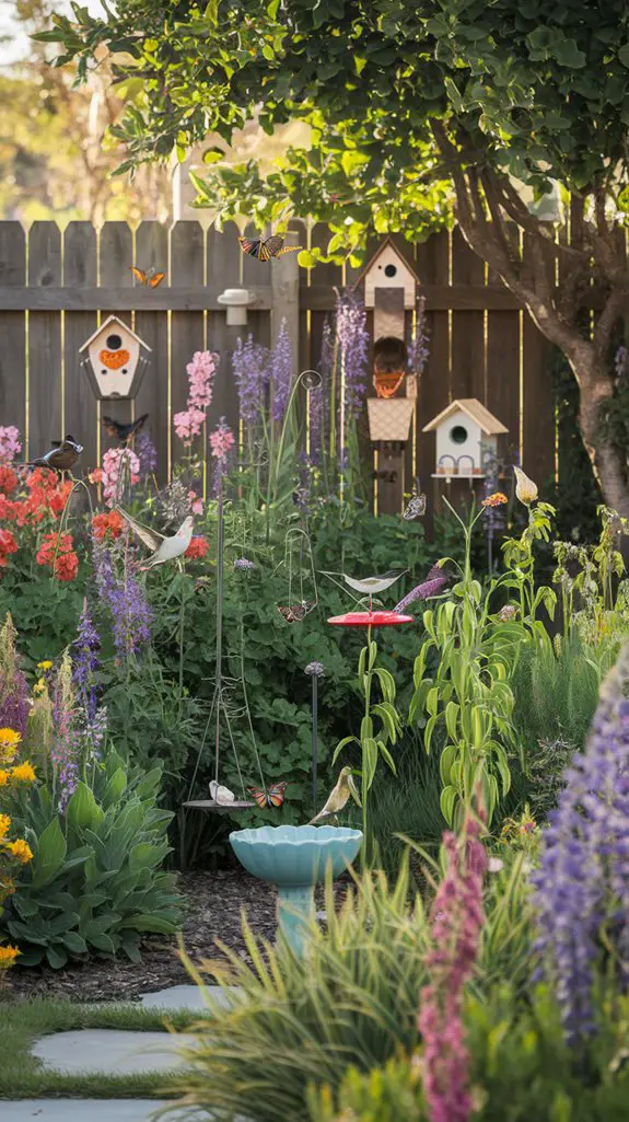 bird friendly garden ecosystem setup