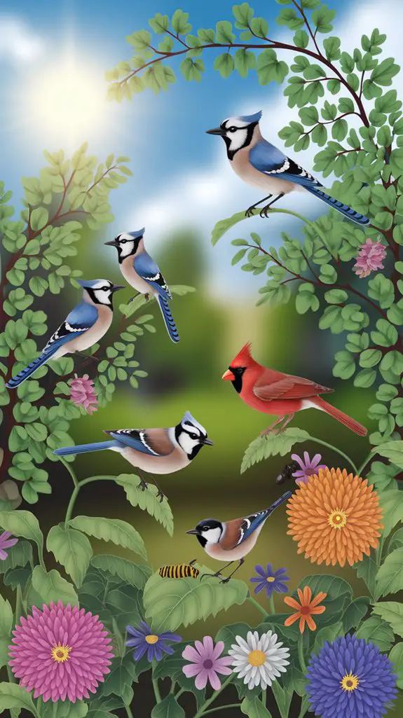 birds control common garden pests