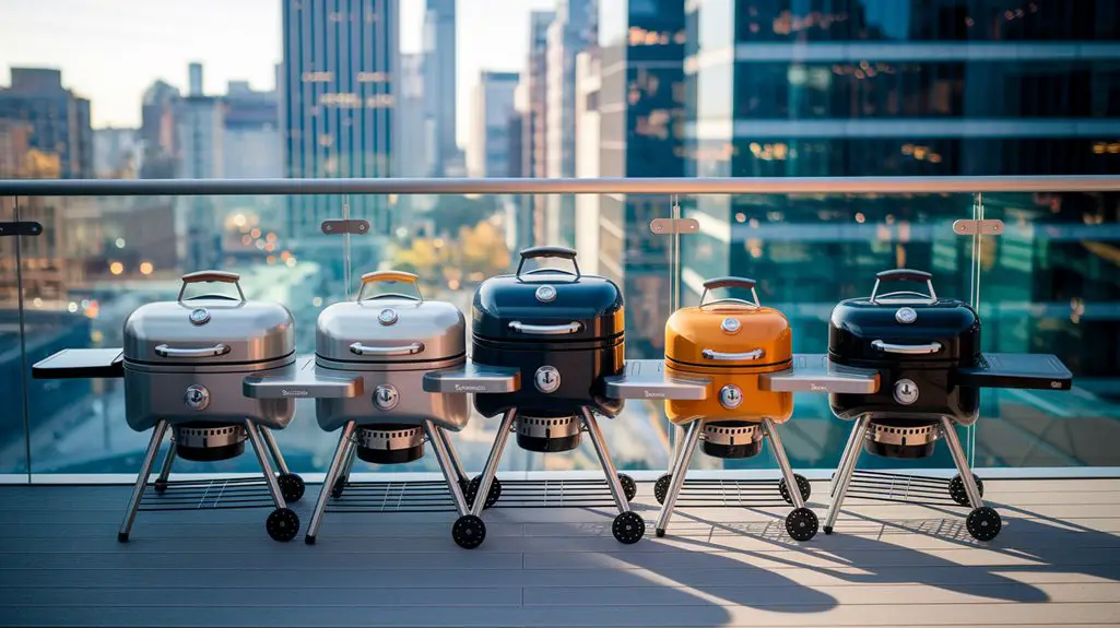 compact grills for balconies