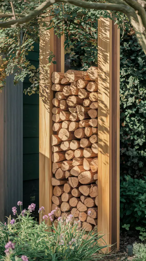 compact vertical garden structure