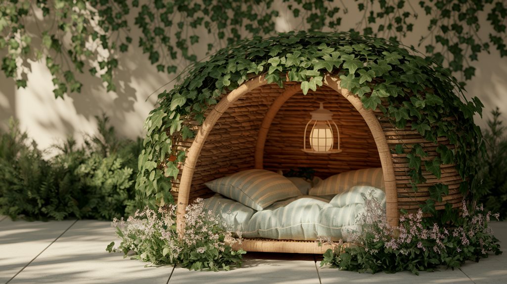 cozy outdoor hideaways for pets