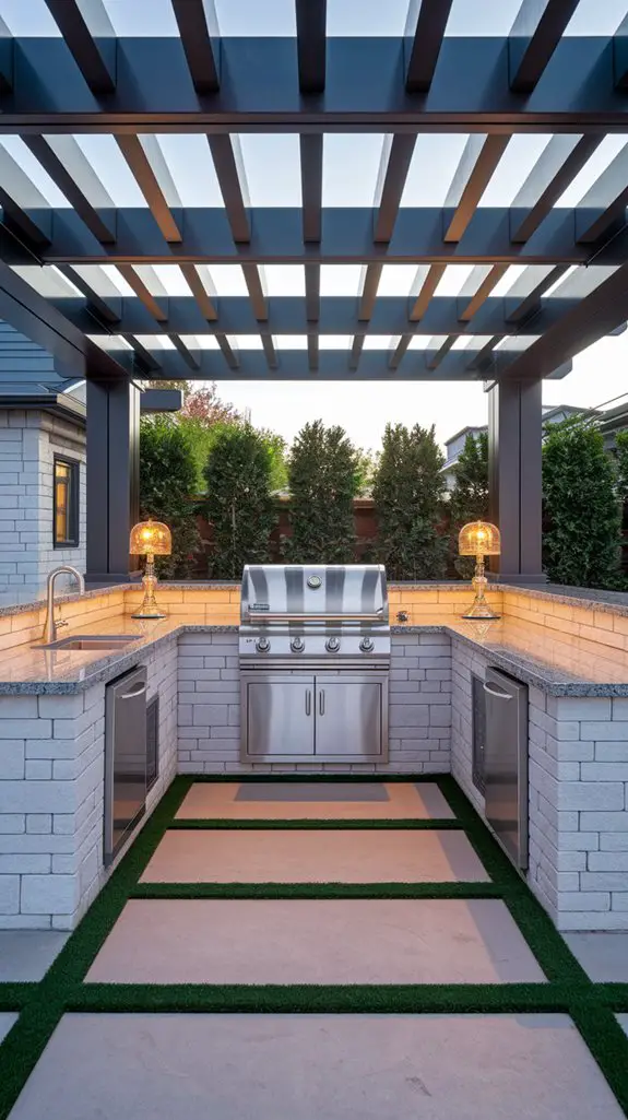 customizable outdoor bbq stations