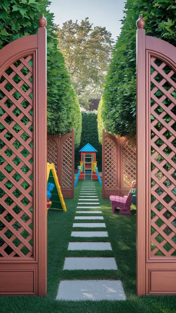 decorative fencing for play