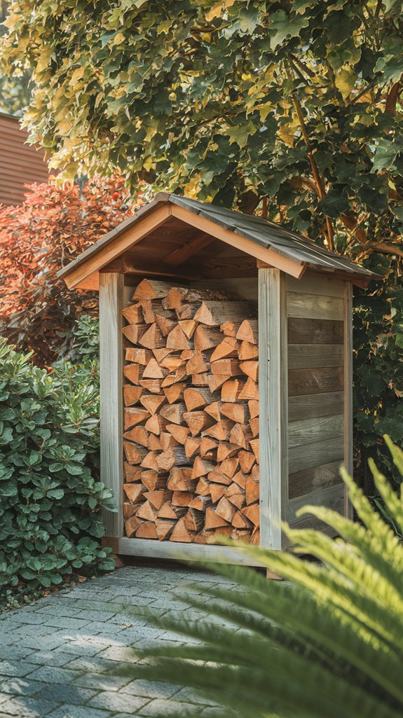 eco friendly outdoor wood storage