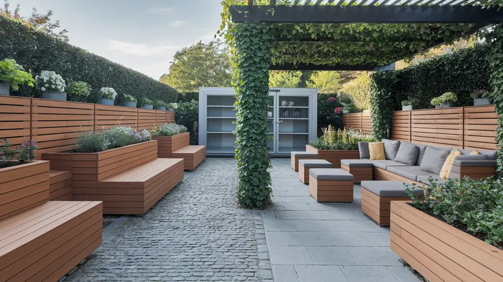 Seamless Backyard Storage Ideas for Landscaping