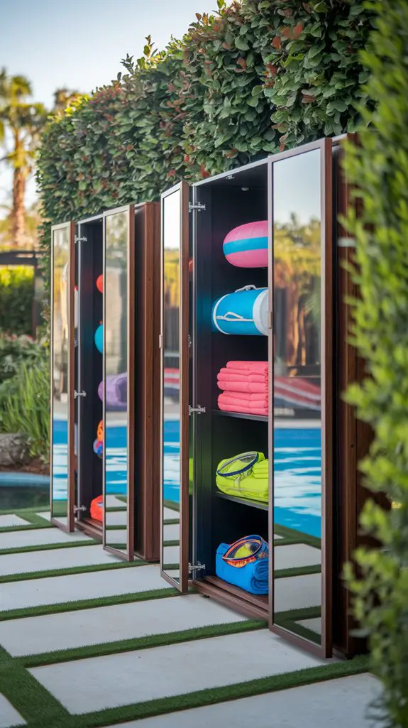 efficient summer pool storage