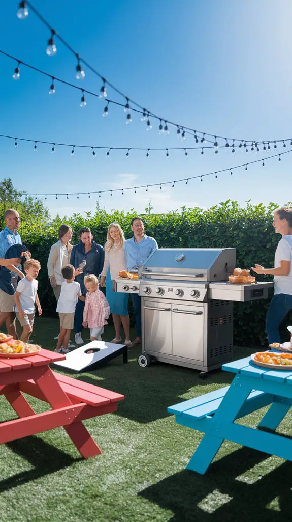 family bbq fun layouts