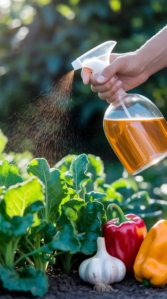garlic hot pepper insect spray