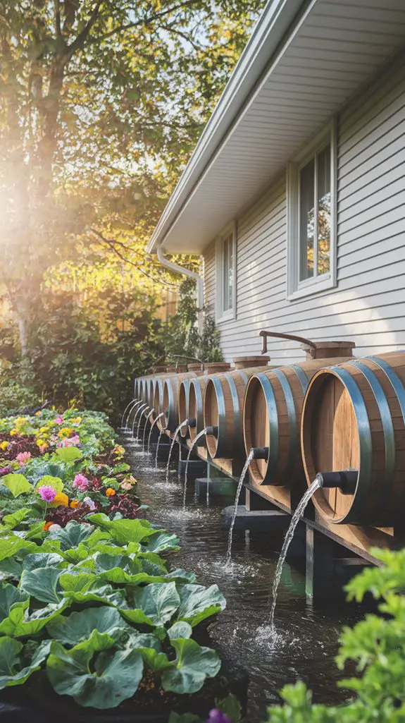 gutter irrigation system setup