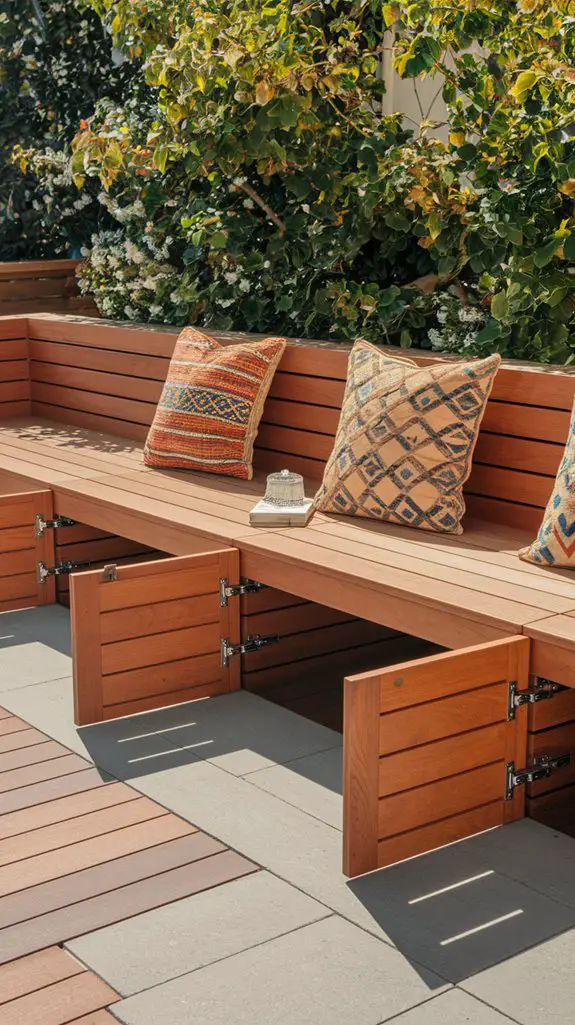 hidden outdoor storage solutions