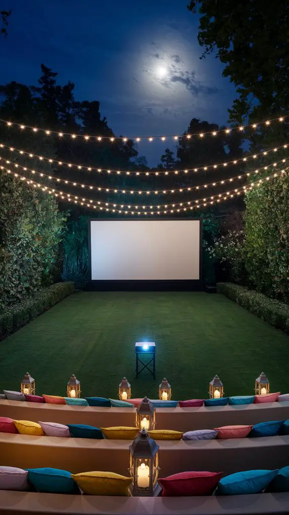 ideal movie projection surface