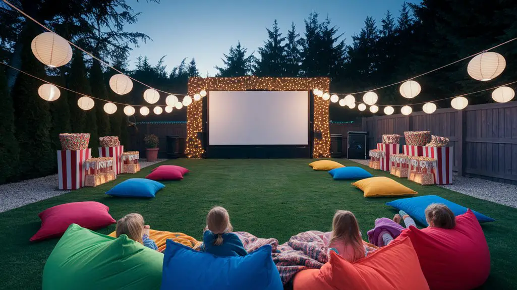kid friendly outdoor movie fun