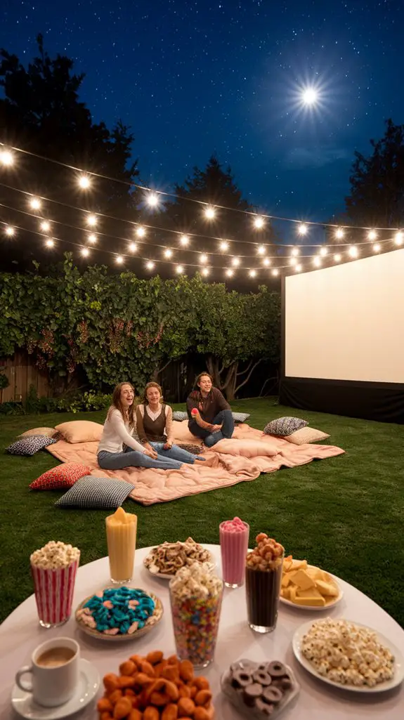 magical outdoor movie experience