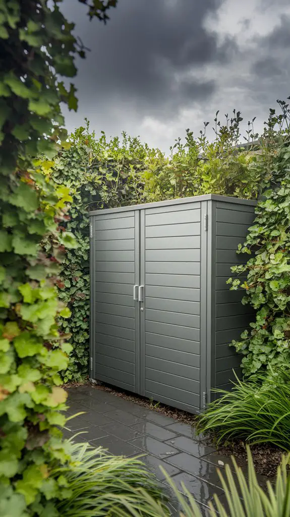 moisture resistant outdoor storage cabinets