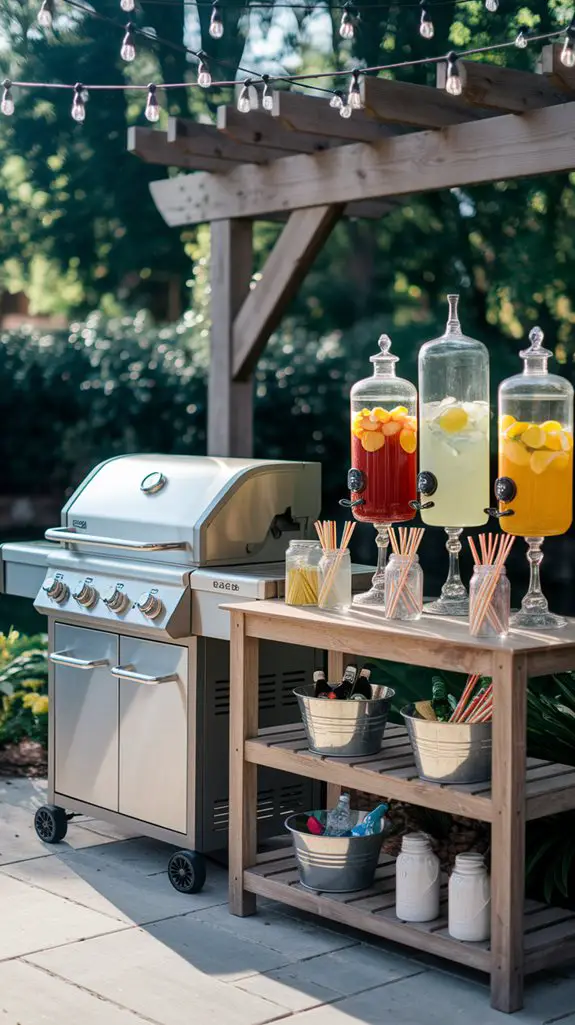 outdoor beverage station essentials