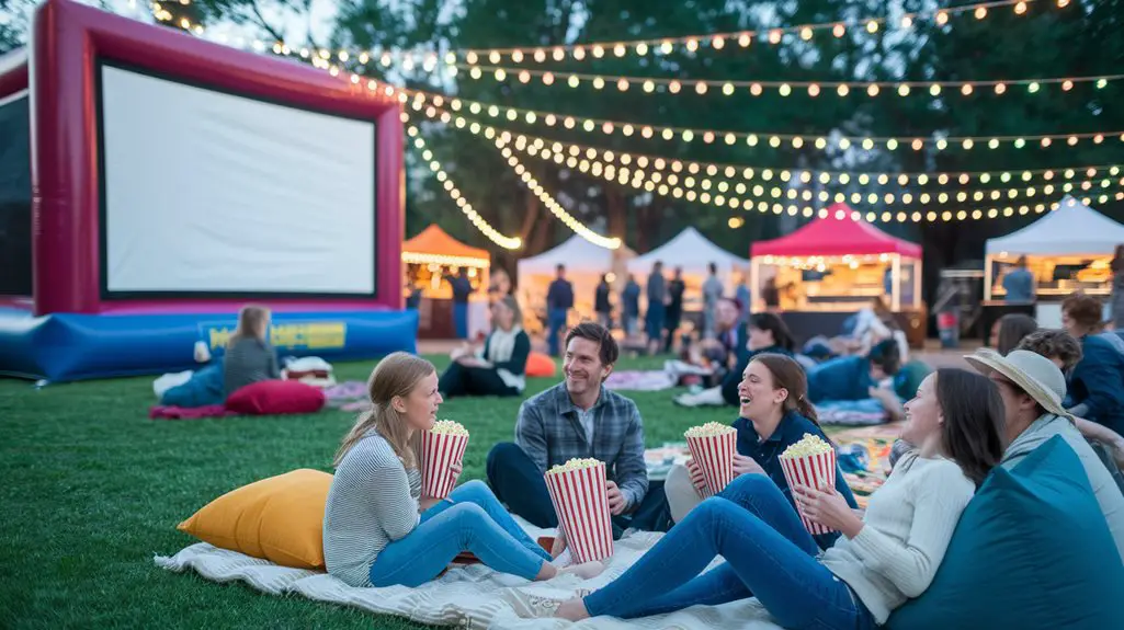 What Are Fun Outdoor Movie Setups for Block Parties?