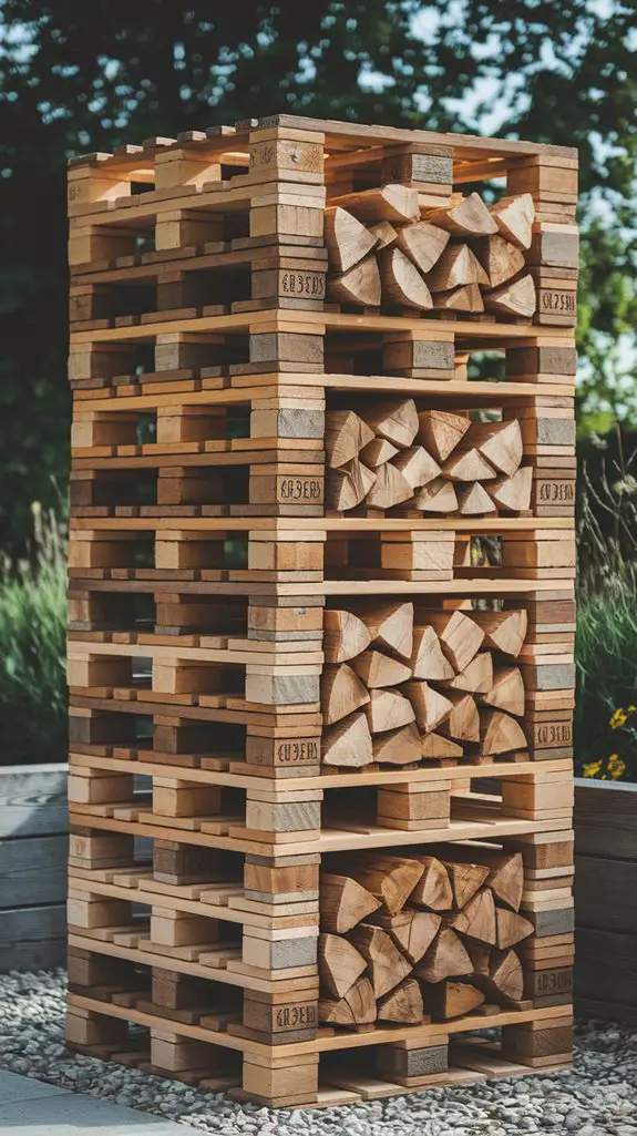pallet storage tower project