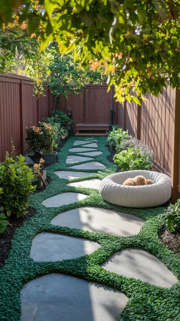 pet friendly flagstone pathways