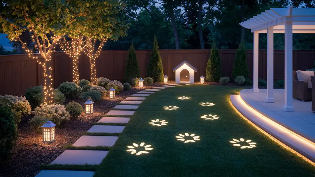 pet friendly outdoor lighting ideas