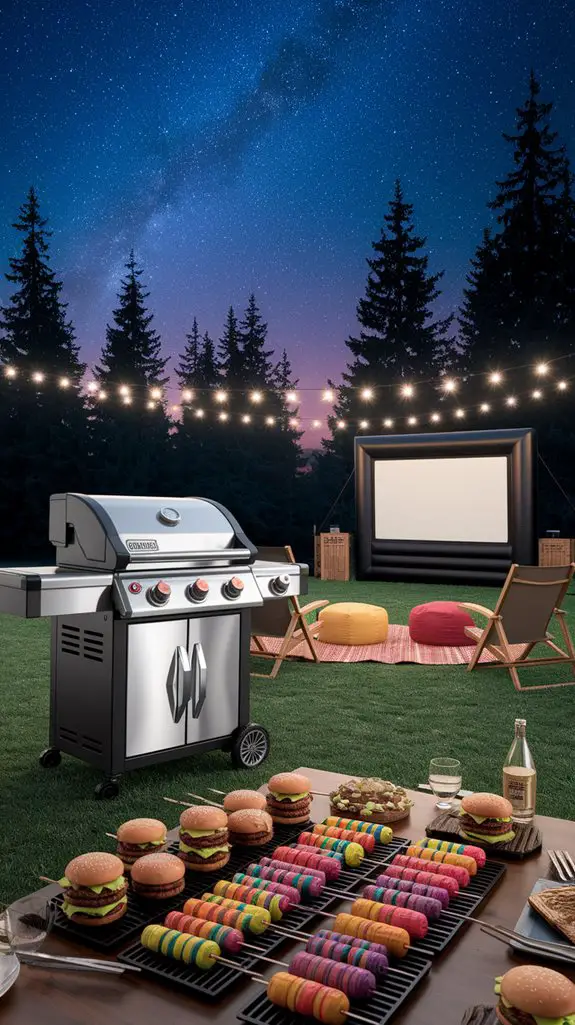 portable grilling for cinemas
