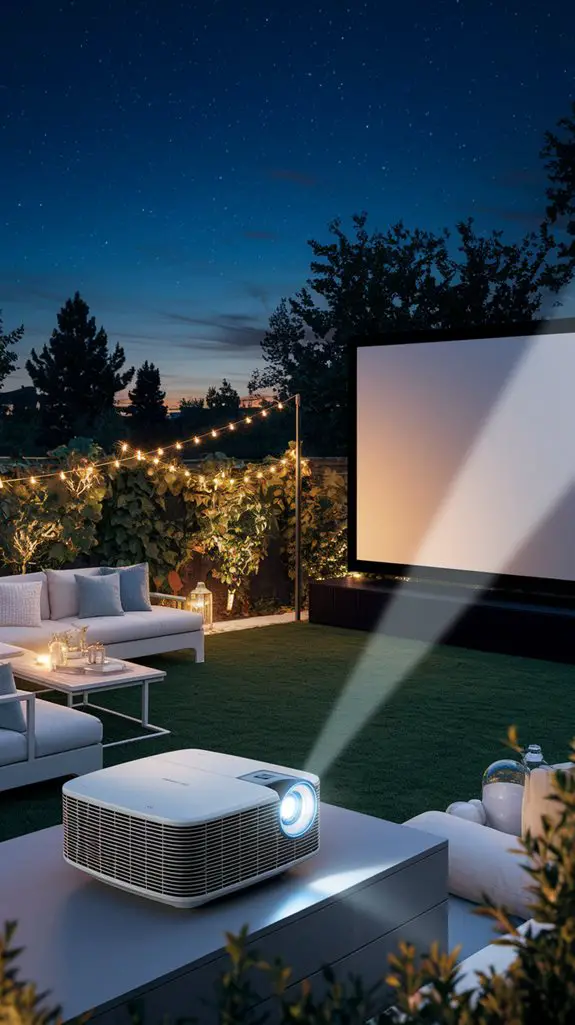premium outdoor projector options