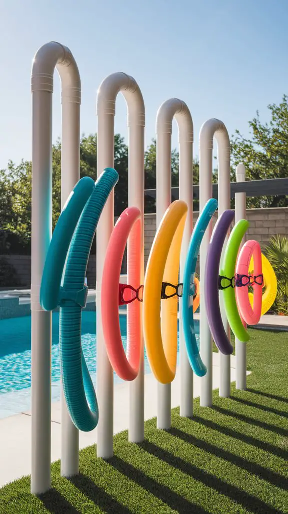 pvc pipe storage towers