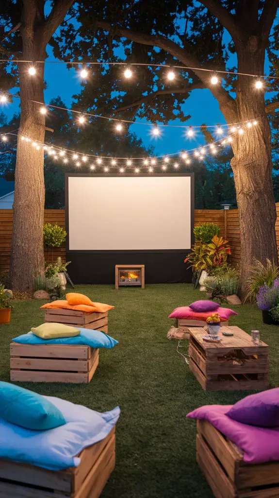 recycled diy movie screens