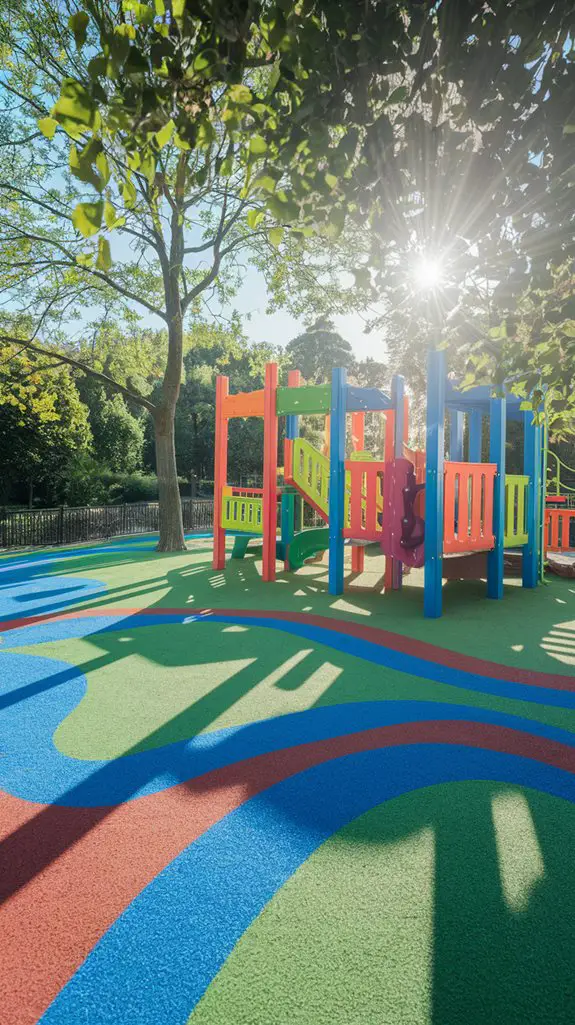 recycled rubber playground safety