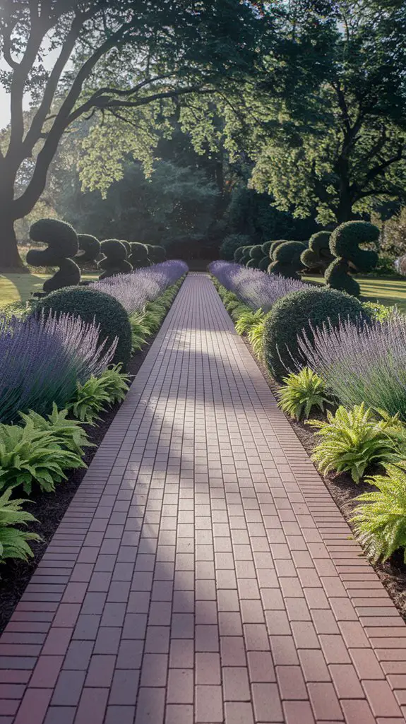running bond garden pathways