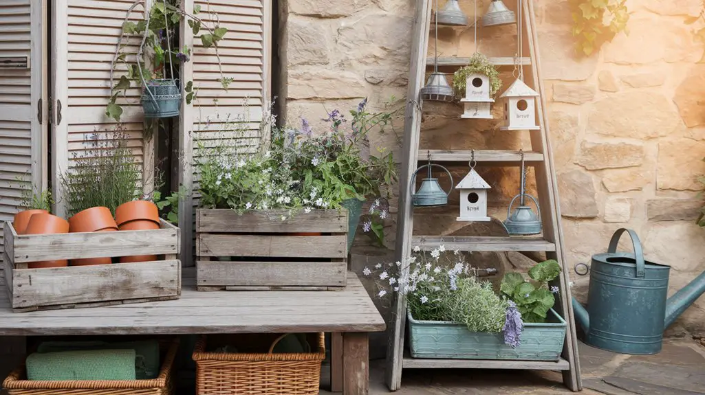 rustic backyard storage solutions