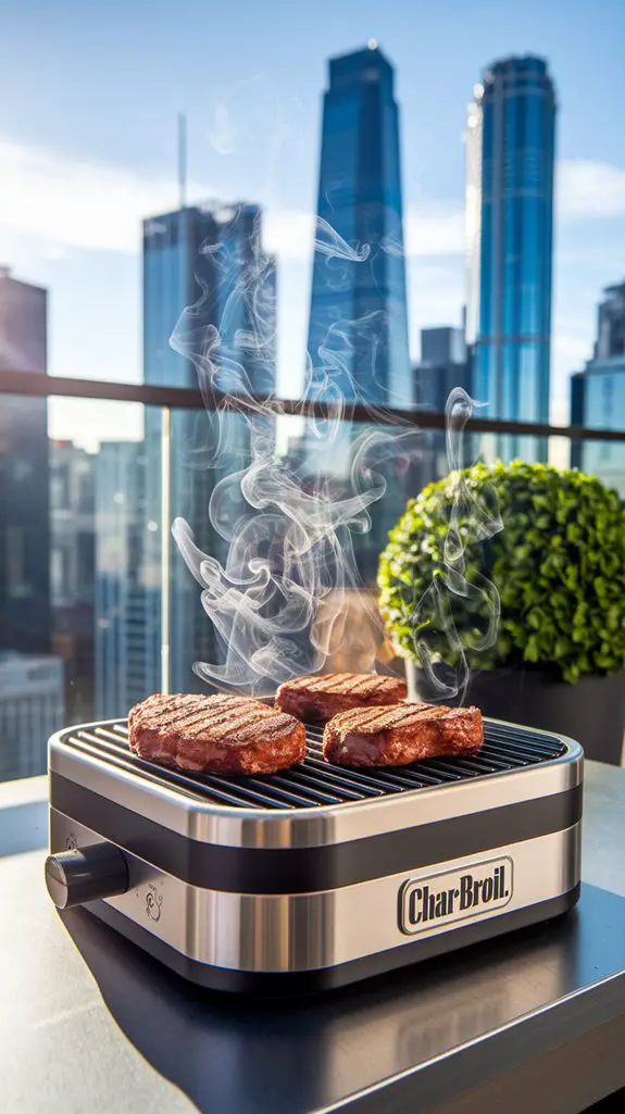 urban smokeless electric grilling
