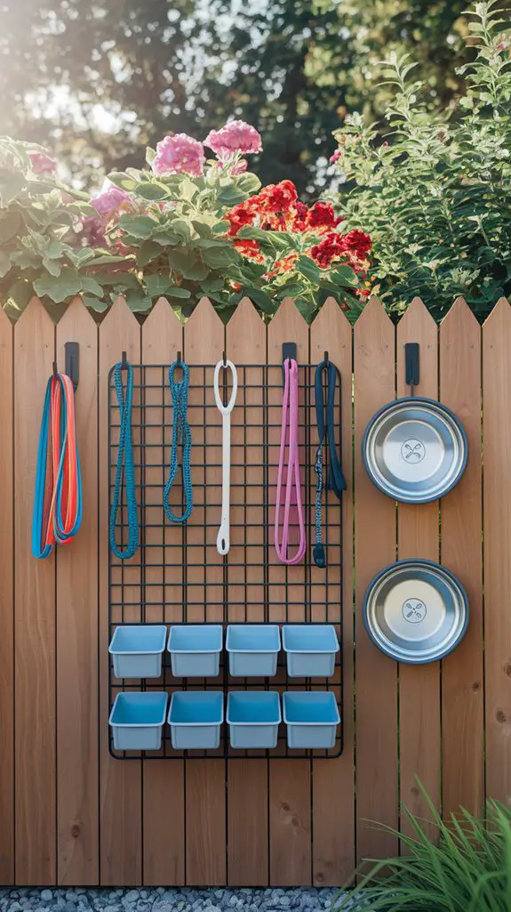vertical storage for pet supplies