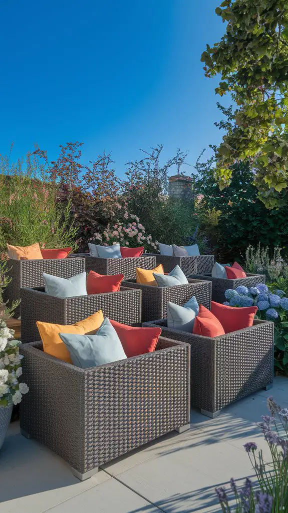 weather resistant cushion storage