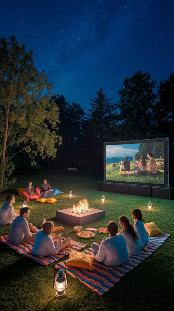 weather resistant outdoor projection screens
