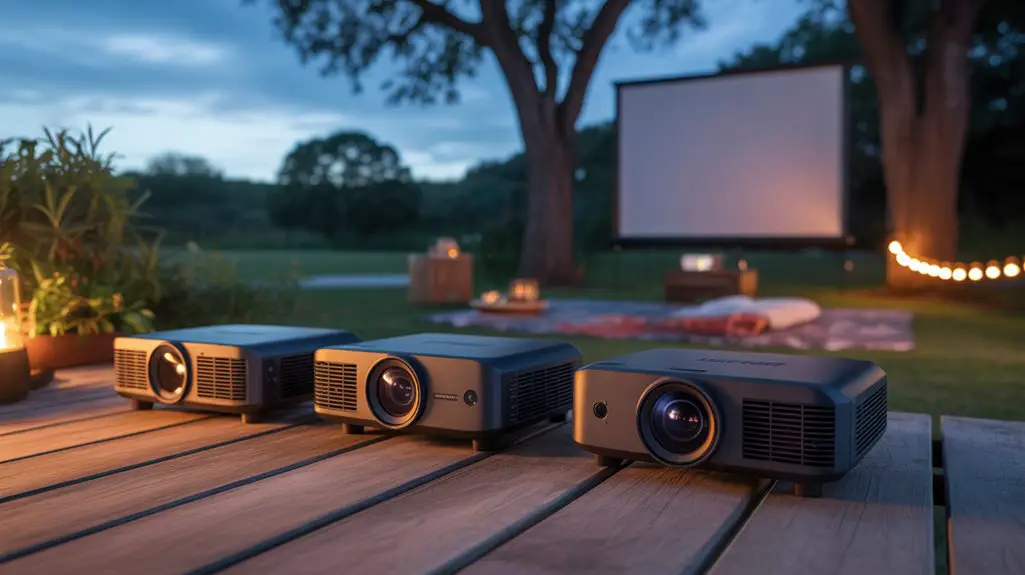 top outdoor movie projectors